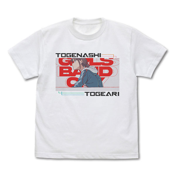 COSPA Girls Band Cry Dare ni mo Narenai Watashi dakara Full Color T-shirt /WHITE-M