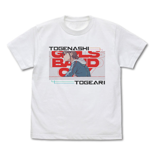 COSPA Girls Band Cry Dare ni mo Narenai Watashi dakara Full Color T-shirt /WHITE-L รูปภาพ 1