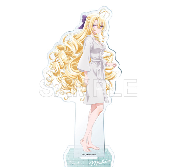 KADOKAWA SHIBOYUGI: Playing Death Games to Put Food on the Table Acrylic Stand - Mishiro (GOLDEN BATH) Bild 1