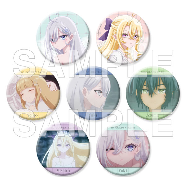 KADOKAWA SHIBOYUGI: Playing Death Games to Put Food on the Table Pin badge + Ver. GOLDEN BATH 7Pack BOX Bild 1