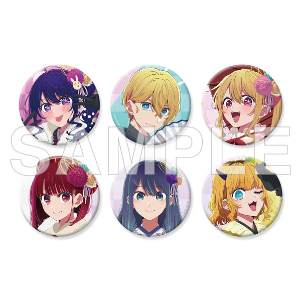 KADOKAWA [OSHI NO KO] Tin Badges + The 16th 6Pack BOX