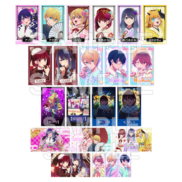KADOKAWA [OSHI NO KO] Mini Photo-style Illustrations Collection ver.11 10Pack BOX imagen 1