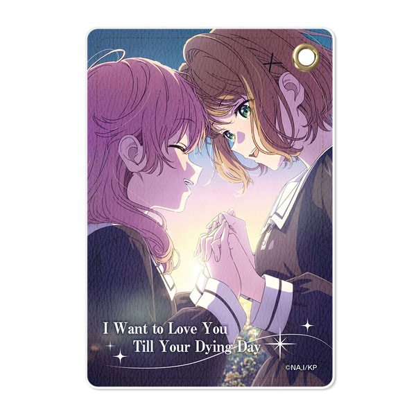 License Agent TV Anime "I Want to Love You Till Your Dying Day" Leather Pass Case Design 02 (Sheena Totsuki & Mimi Kagari /A) รูปภาพ 1