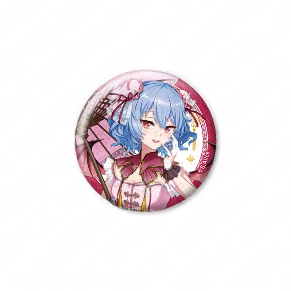 TOKYOGETS Touhou Project [Chinese Dress Style Costume] Tin Badge (Remilia Scarlet) Bild 1