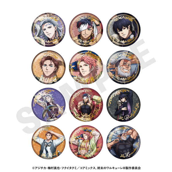 coly Anime "Record of Ragnarok III" Trading Shiny Tin Badge 12Pack BOX Bild 1