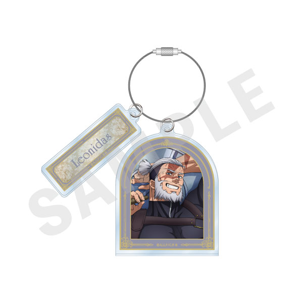 coly Anime "Record of Ragnarok III" Wire Acrylic Keychain (King Leonidas) Bild 1