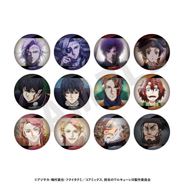 coly Anime "Record of Ragnarok III" Trading Scene Photo Tin Badge 12Pack BOX Bild 1