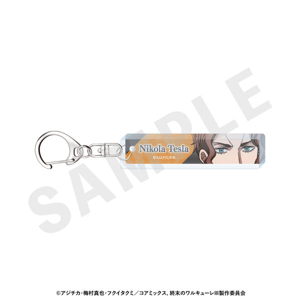 coly Anime "Record of Ragnarok III" Eye Acrylic Keychain (Nikola Tesla) imagen 1