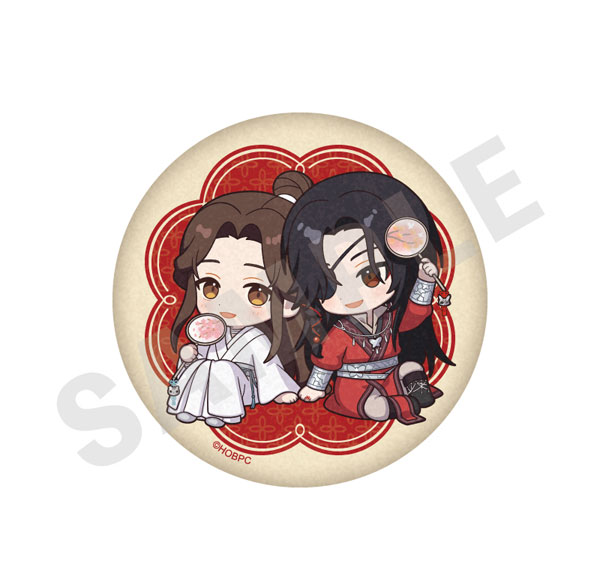 coly Animated Series "Heaven Official's Blessing" Mini Chara Fluffy Tin Mirror รูปภาพ 1