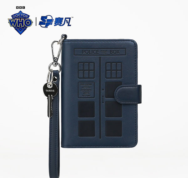 SCIFI Fanspace Doctor Who TARDIS パスポートケース 画像 1