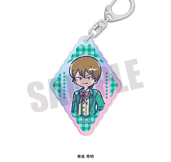 Playful Mind Company TV Anime "Ace of Diamond actII -SS-" Retro Pop Vol.4 Aurora Acrylic Keychain Hideaki Toujou รูปภาพ 1