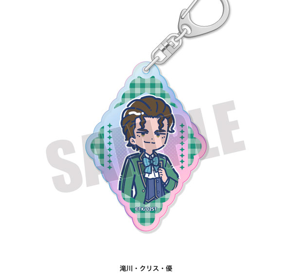 Playful Mind Company TV Anime "Ace of Diamond actII -SS-" Retro Pop Vol.4 Aurora Acrylic Keychain Chris Yuu Takigawa รูปภาพ 1