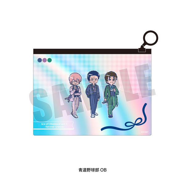 Playful Mind Company TV Anime "Ace of Diamond actII -SS-" Retro Pop Vol.4 Aurora Pouch Seido Baseball Club OB รูปภาพ 1