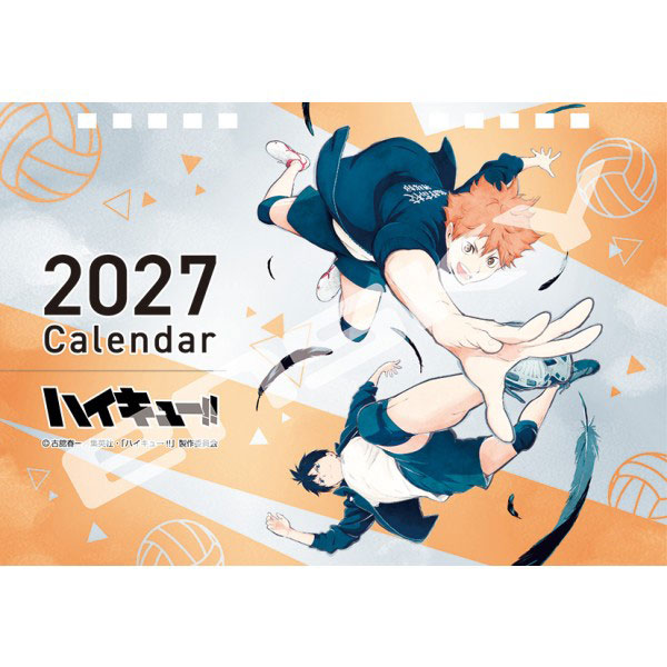 Ensky 27CL-024 2027 Tabletop Calendar Anime "Haikyuu!!"