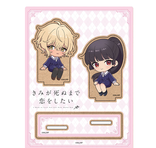ATFES TV Anime "I Want to Love You Till Your Dying Day" Wooden Chara Stand Mini Chara Seiran & Ali รูปภาพ 1