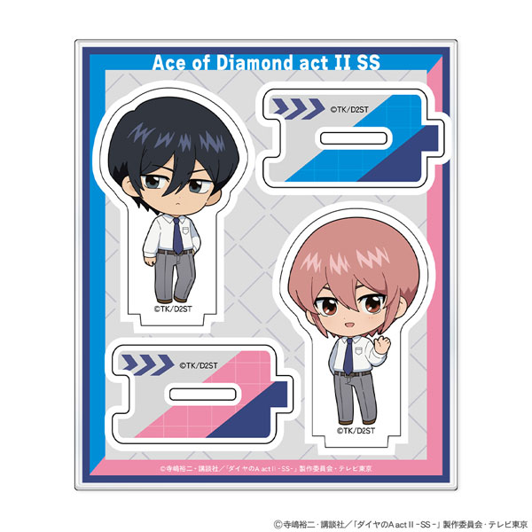 ATFES TV Anime "Ace of Diamond actII -Second Season-" Connecting Acrylic Stand Satoru Furuya & Haruichi Kominato