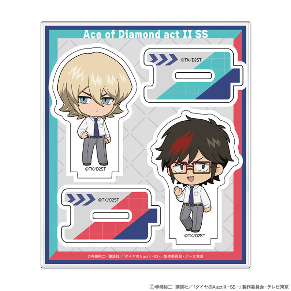 ATFES TV Anime "Ace of Diamond actII -Second Season-" Connecting Acrylic Stand Koushuu Okumura & Takuma Seto Bild 1