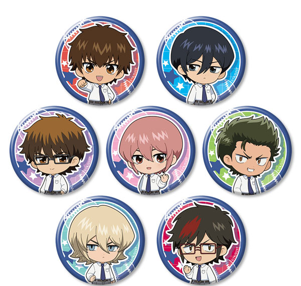 ATFES TV Anime "Ace of Diamond actII -Second Season-" Trading Tin Badge 7Pack BOX รูปภาพ 1