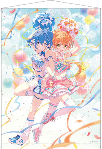 [Bonus] Amico-chan B1 Wall Scroll Cheerleader Illustration: Reia imagen 1