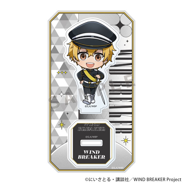 Parflette [WIND BREAKER] Acrylic Stand (Akihiko Nirei / Military Coordinate)