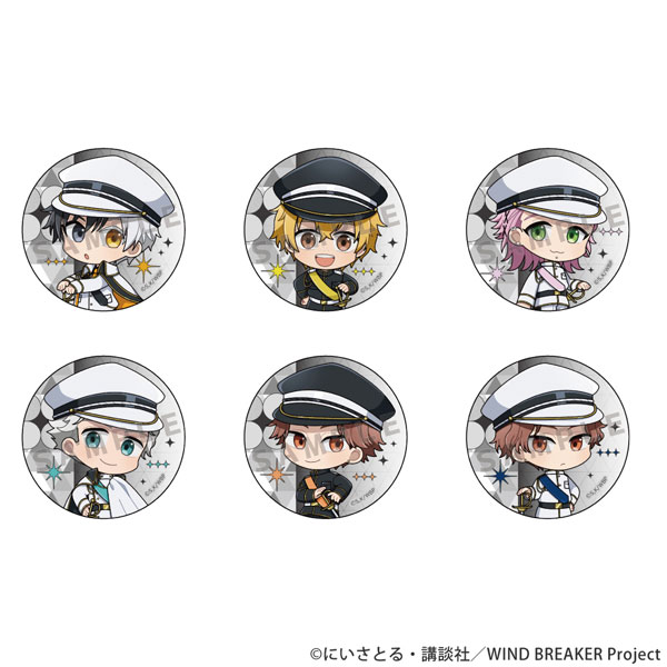 Parflette [WIND BREAKER] Trading Tin Badge (Military Coordinate /ver.A) 6Pack BOX gambar 1