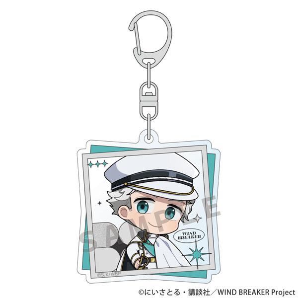 Parflette [WIND BREAKER] Acrylic Keychain (Hajime Umemiya / Military Coordinate) imagen 1