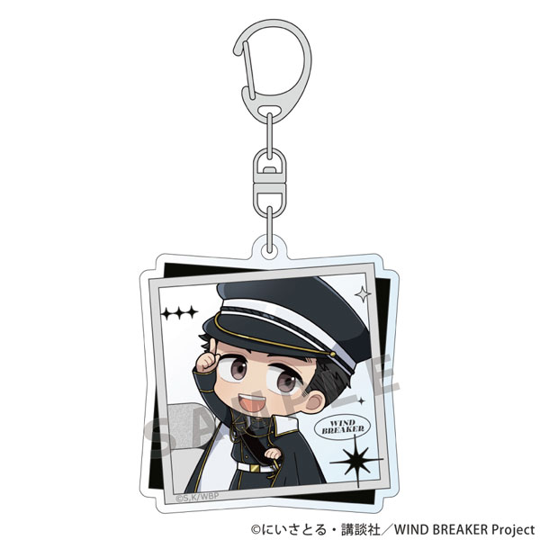 Parflette [WIND BREAKER] Acrylic Keychain (Kanji Nakamura / Military Coordinate) 图片 1