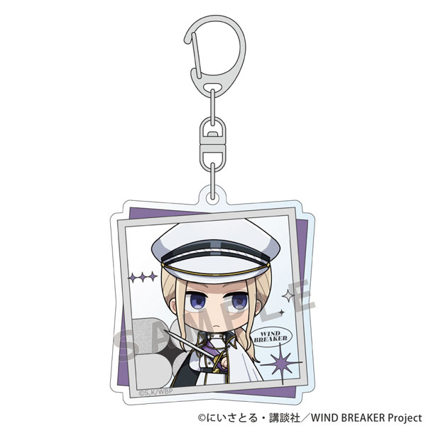 Parflette [WIND BREAKER] Acrylic Keychain (Akihito Miyoshi / Military Coordinate)