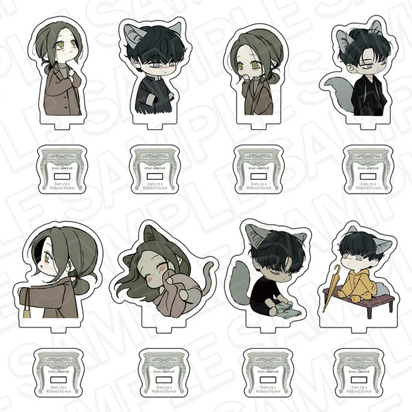 Contents Seed Tears on a Withered Flower Mini Acrylic Stand (Random) 8 Item Set