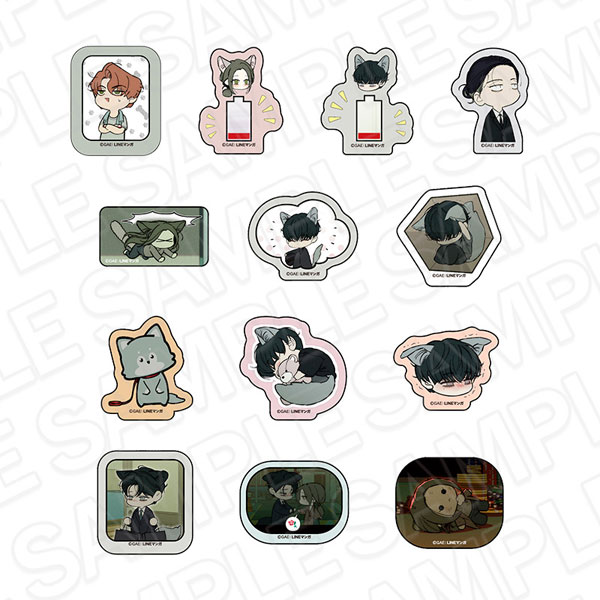 Contents Seed Tears on a Withered Flower Flake Sticker Set