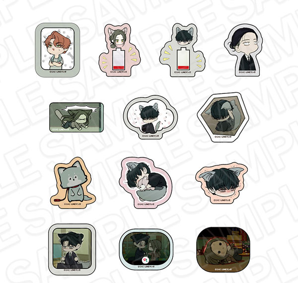 Contents Seed Tears on a Withered Flower Flake Sticker Set รูปภาพ 1