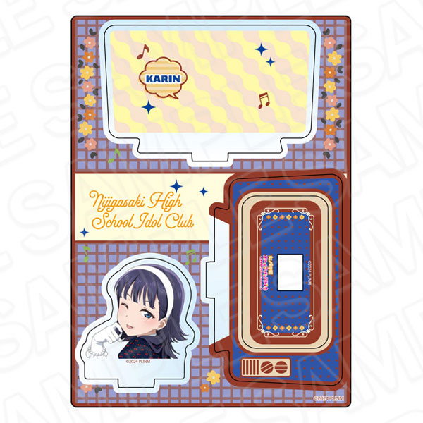 Contents Seed Love Live! Nijigasaki High School Idol Club Layer Acrylic Stand Karin Asaka Nijigaku Retro ver.