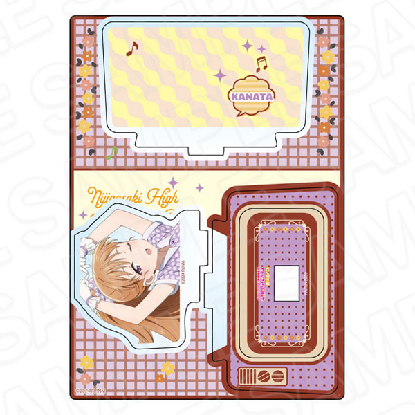 Contents Seed Love Live! Nijigasaki High School Idol Club Layer Acrylic Stand Kanata Konoe Nijigaku Retro ver.