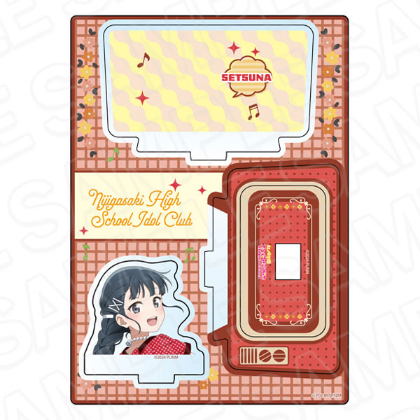 Contents Seed Love Live! Nijigasaki High School Idol Club Layer Acrylic Stand Setsuna Yuki Nijigaku Retro ver. Bild 1