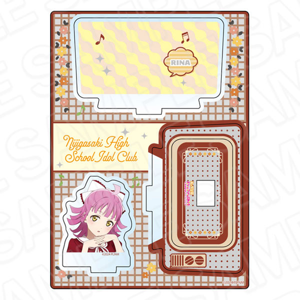 Contents Seed Love Live! Nijigasaki High School Idol Club Layer Acrylic Stand Rina Tennoji Nijigaku Retro ver.
