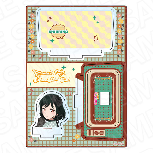 Contents Seed Love Live! Nijigasaki High School Idol Club Layer Acrylic Stand Shioriko Mifune Nijigaku Retro ver.