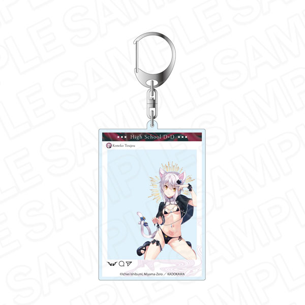 Contents Seed High School D x D SNS Style Acrylic Keychain Koneko Toujou Succubus & Nun ver. Bild 1
