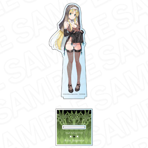 Contents Seed High School D x D Deka Acrylic Stand Asia Argento Succubus & Nun ver.