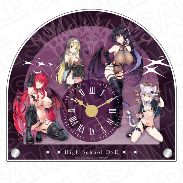 Contents Seed High School D x D Acrylic Clock Succubus & Nun ver.