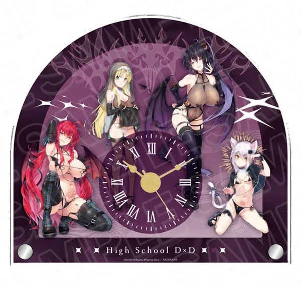 Contents Seed High School D x D Acrylic Clock Succubus & Nun ver. รูปภาพ 1