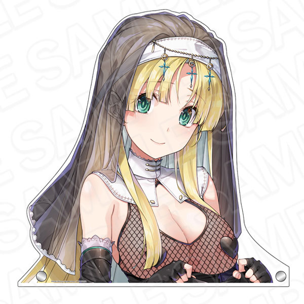 Contents Seed High School D x D Jumbo Diecut Acrylic Board Asia Argento Succubus & Nun ver.
