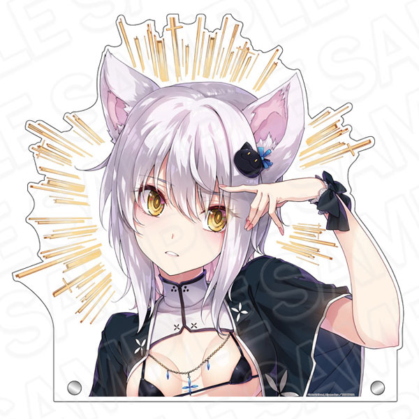 Contents Seed High School D x D Jumbo Diecut Acrylic Board Koneko Toujou Succubus & Nun ver.