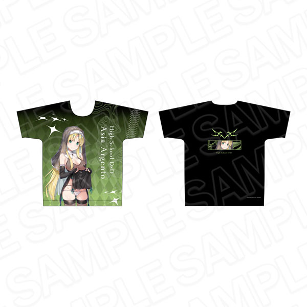 Contents Seed High School D x D Full Graphic T-shirt Asia Argento Succubus & Nun ver.