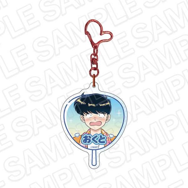Contents Seed TV Animation "Ganbare! Nakamura-kun!!" Hologram Acrylic Keychain Okuto Nakamura Otaku ver.