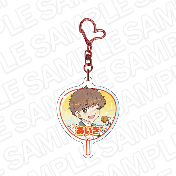 Contents Seed TV Animation "Ganbare! Nakamura-kun!!" Hologram Acrylic Keychain Aiki Hirose Idol ver.