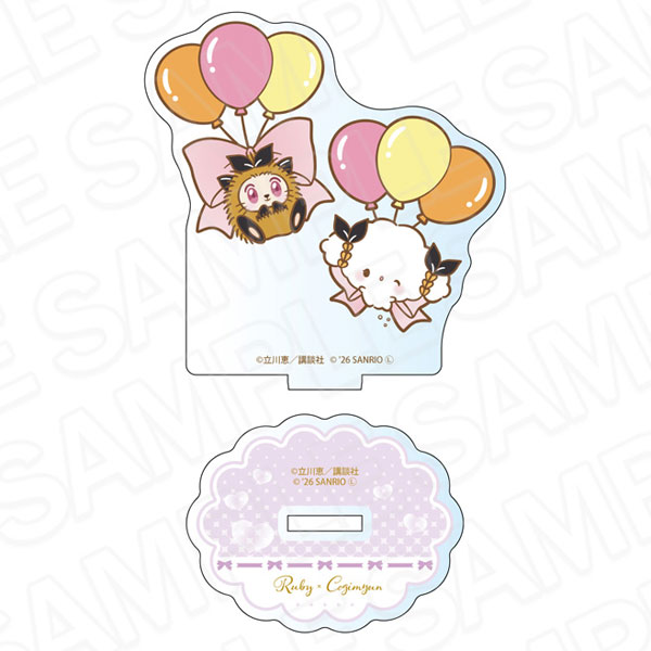 Contents Seed Saint Tail x Sanrio Characters Acrylic Figure Ruby x Cogimyun