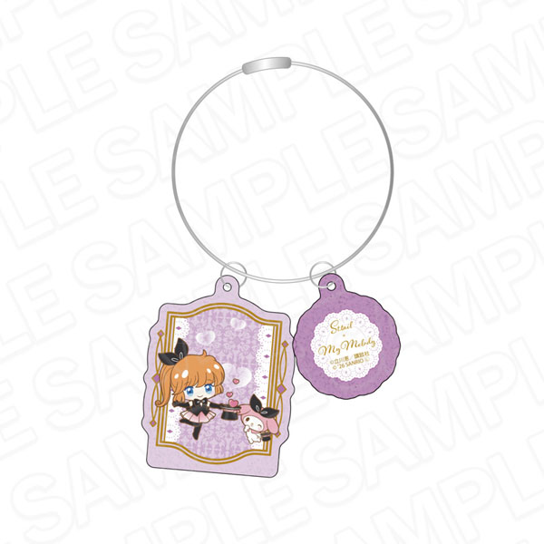Contents Seed Saint Tail x Sanrio Shiny Wire Double-sided Keychain Saint Tail x My Melody 图片 1
