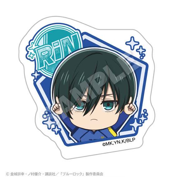Stella Notes TV Anime "Bluelock" Point Name Badge Rin Itoshi รูปภาพ 1