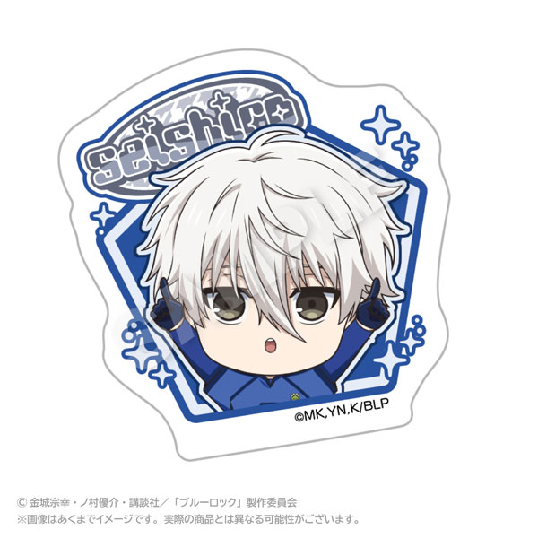 Stella Notes TV Anime "Bluelock" Point Name Badge Seishirou Nagi