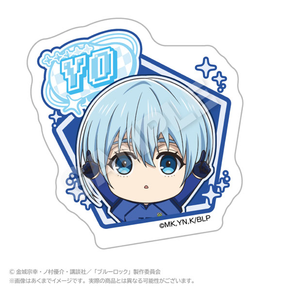 Stella Notes TV Anime "Bluelock" Point Name Badge You Hiori